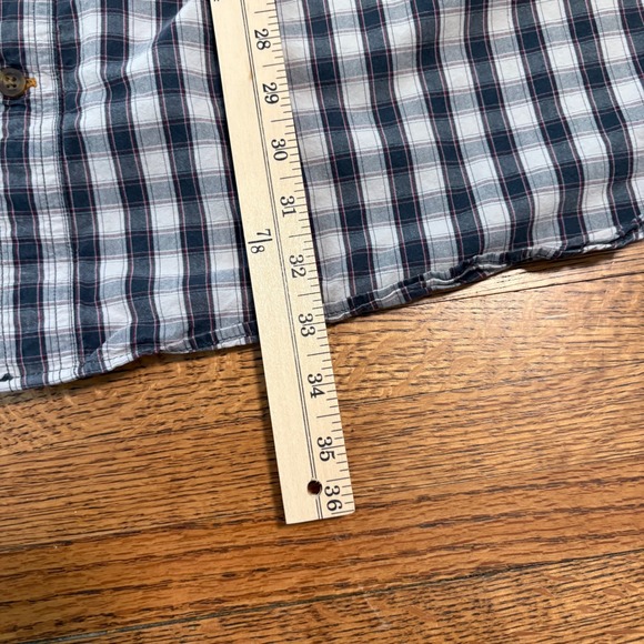 Carhartt 3XL Tall Relaxed Fit Short Sleeve Plaid Button Up Shirt Mens - Picture 6 of 9